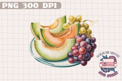 Sicilian Summer Market Clipart PNG Sublimation Fruit Lemon Product Image 1