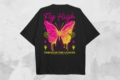 Fly High Streetwear PNG T-shirt Design Product Image 1