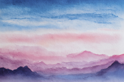 Watercolor Landscape Background Product Image 1