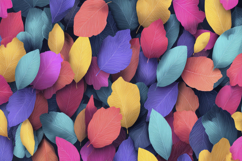 Colorful Autumn Leaves Background Product Image 1