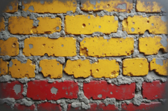 Distressed Bricks Wall Background Wallpaper Product Image 1