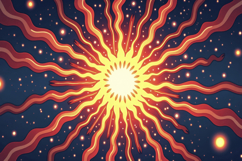 Sunburst Background Wallpaper Product Image 1