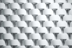 Pattern of 3D Wall Panels Background Wallpaper Product Image 1