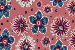 Floral Pattern Background Wallpaper Product Image 1