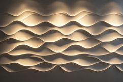 3D Waves Pattern Background Wallpaper Product Image 1