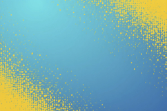 Blue Gradient with Yellow Halftone Background Wallpaper Product Image 1
