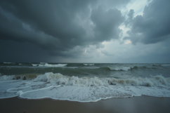 Storm Clouds Ocean Background Product Image 1
