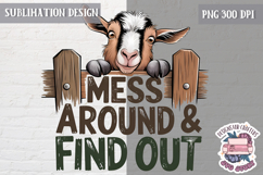 Sarcastic Quote Animal Sublimation Design PNG Fun Product Image 1