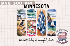 USA STATE America Brushstrokes PNG Watercolor Design Sign Product Image 1