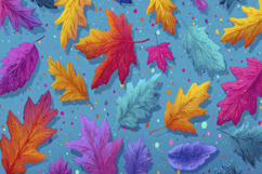 Colorful Autumn Leaves Background Product Image 1
