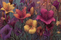 Colorful Flowers Background Product Image 1