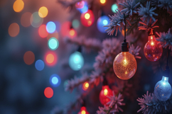 Lights on a Tree Background Wallpaper Product Image 1