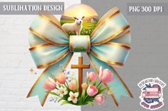 Easter Bow Coquette PNG Holidays Spring Cute Animals Peep Product Image 1