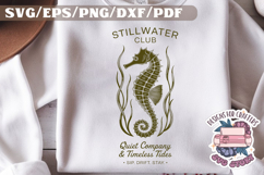 Sea Coast Vintage Colors SVG Design Beach Aesthetic Product Image 1