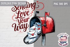 Valentine Quote Symbol Love Sublimation Design PNG Heart Product Image 1