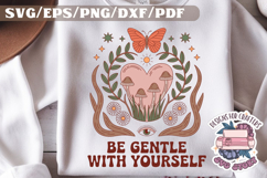 Boho Self Love Muted Colors SVG Design Care Aesthetic Product Image 1