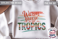 Summer Beach Sea Quote Watercolor Sublimation PNG Product Image 1