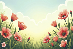 Field Of Flower Background Product Image 1