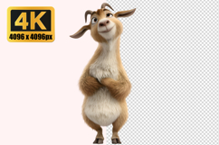 Calming Goat Transparent PNG Product Image 1