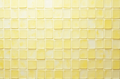 Vibrant Yellow Square Mosaic Tiles Background Wallpaper Product Image 1