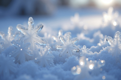 Snow Crystals Background Wallpaper Product Image 1