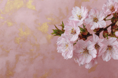 Pink Blossoms Background Wallpaper Product Image 1