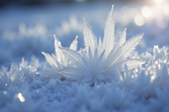 Ice Flowers Background Wallpaper Product Image 1