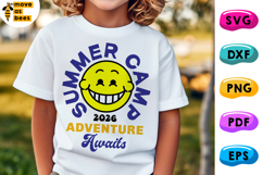 Summer Camp Adventure Awaits Svg, Png, Kids Camp 2026 Shirt Product Image 1