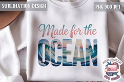 Summer Beach Sea Quote Watercolor Sublimation PNG Product Image 1