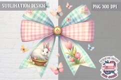 Easter Bow Coquette PNG Holidays Spring Cute Animals Peep Product Image 1