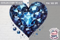 Valentine Heart Symbol Love Sublimation Design PNG Heart Product Image 1