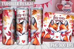 Sublimation Tumbler WRAP Love Design Quote Watercolor Animal Product Image 1
