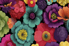 Colorful Floral Pattern Background Product Image 1