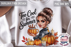 Fall Quote Clipart PNG Sublimation Cozy Ideas Tshirt Product Image 1