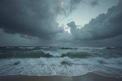 Storm Clouds Ocean Background Product Image 1