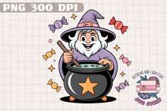 Halloween Kawaii Cute Clipart PNG Funny Ghost Design Product Image 1