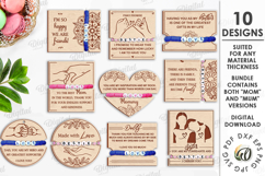 Family Bracelet Holder Bundle Laser Cut. Family And Friends Product Image 1