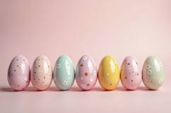 Colorful Eggs Background Wallpaper Product Image 1