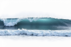 Turquoise Ocean Wave Background Wallpaper Product Image 1