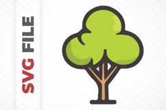 Cute Tree SVG File Product Image 1