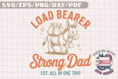 Funny Quote Dad Day Vintage SVG Monochrome Design Animals Product Image 1