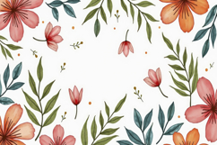 Floral Frame Background Product Image 1