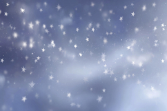 Winter Scene with Twinkling Stars Background Wallpaper Product Image 1