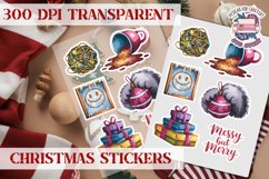 Christmas Sticker Sheet In My Grinch Era Winter Holiday PNG Product Image 1
