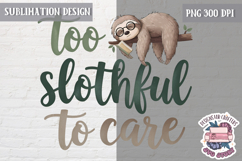 Sarcastic Quote Animal Sublimation Design PNG Fun Product Image 1