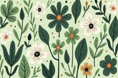 Botanical Pattern Background Product Image 1