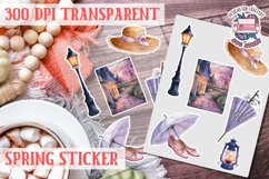 Spring sticker Cute vintage flowers Love PNG Funny Product Image 1