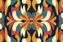 Symmetrical Pattern Background Wallpaper Product Image 1