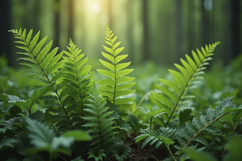 Green Fern Background Wallpaper Product Image 1