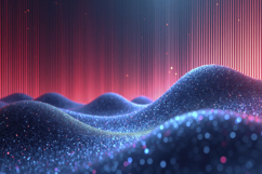 Glowing Waves Background Wallpaper Product Image 1
